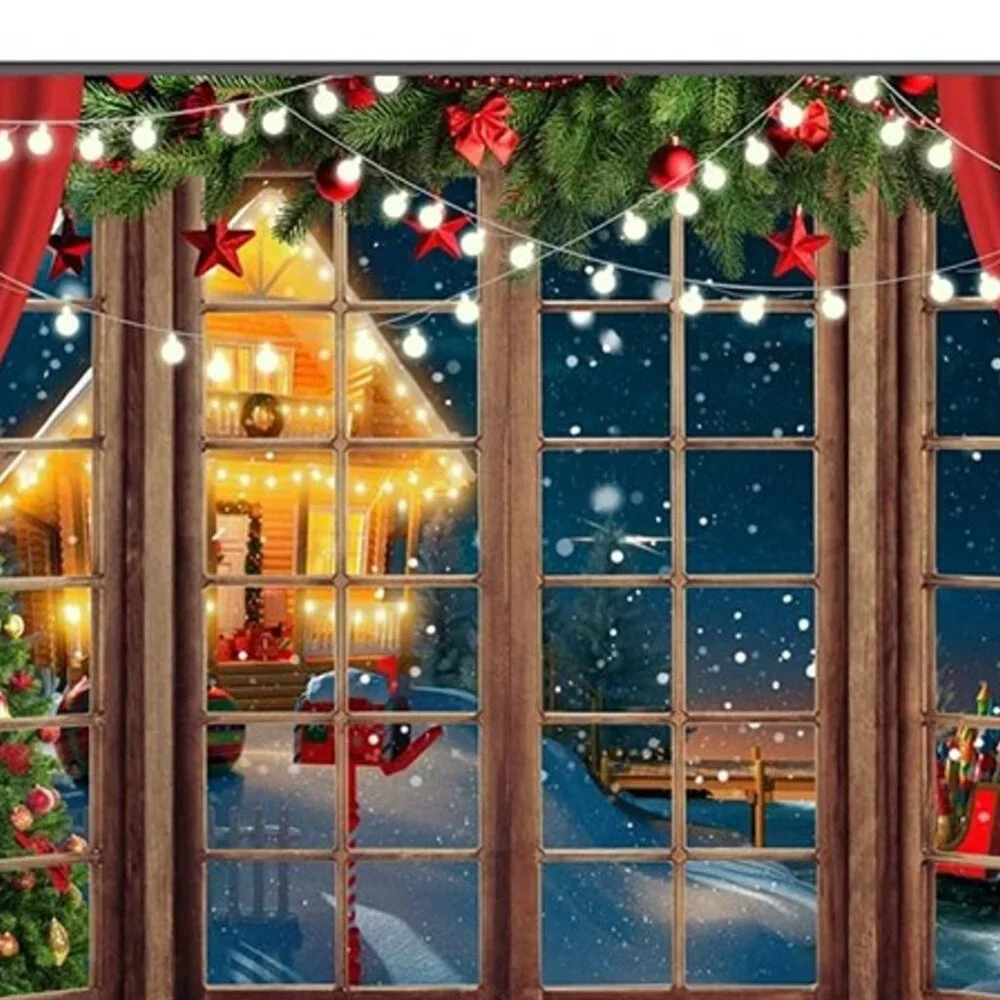 NEW 7X5FT Christmas Backdrops for Photography Christmas - Picture 1 of 9